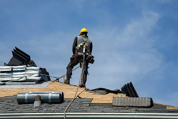 Professional Metal Roofing technician working in Rye, CO